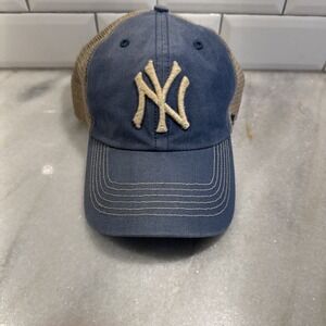 47 clean up hat Yankees Light Blue Embroidered Logo Baseball Adjustable Cap